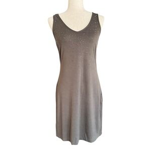 Tommy Bahama Sleeveless Studded V Neck Mini Dress Women's XS 2 4 6